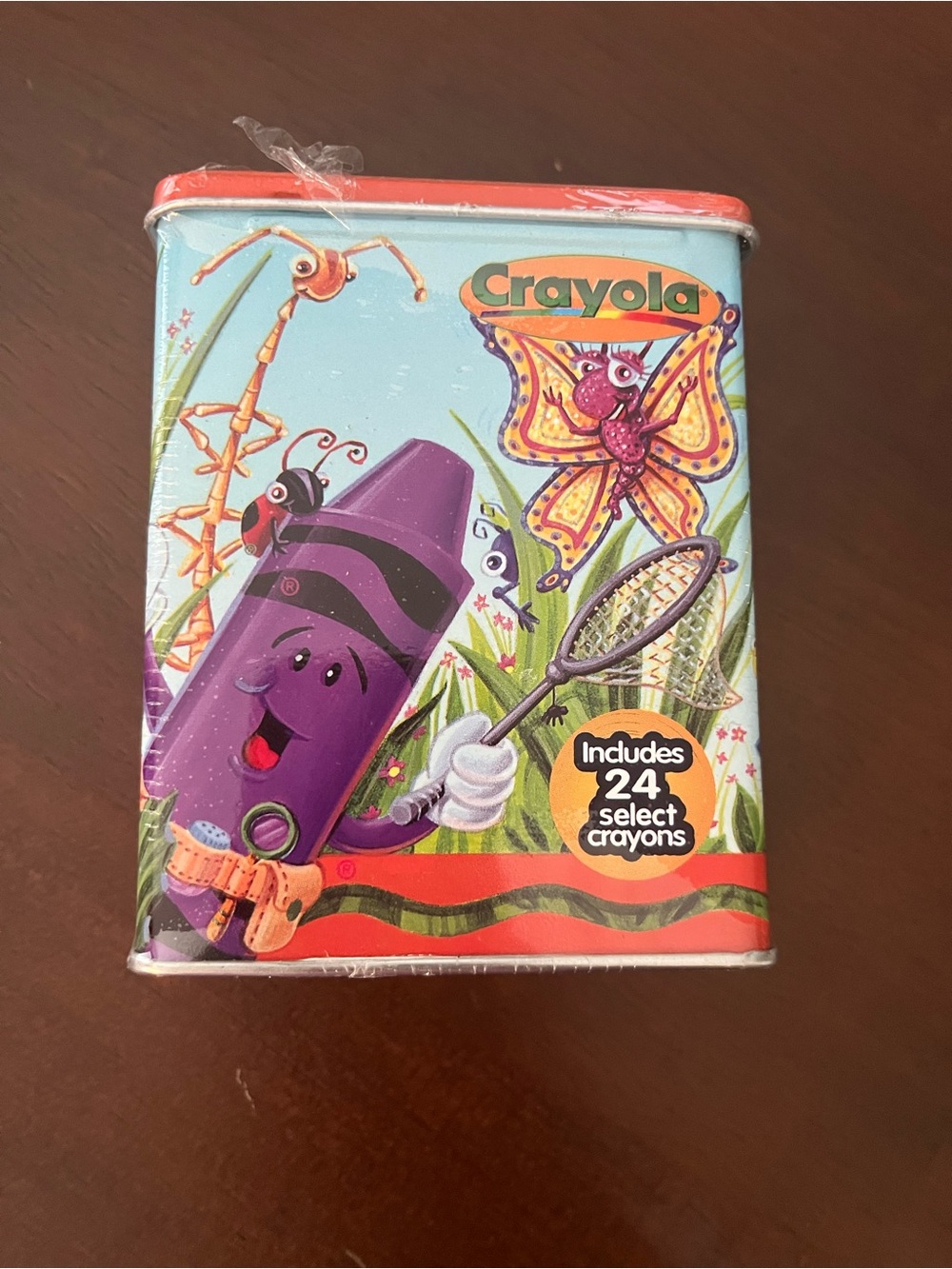 Vintage Crayola Discovery No 6 Bugs Crayons in Tin